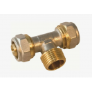 Тройник МП 20x1/2"x20 НР NTM