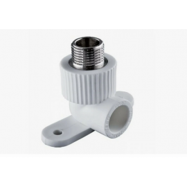 Угол PPR с креплением 20x1/2" НР Valfex